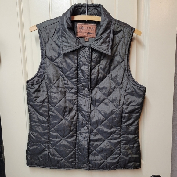 Outback Trading Co. Jackets & Blazers - Outback Trading Co Radiance Quilted Vest Women's Medium green/brown butt…